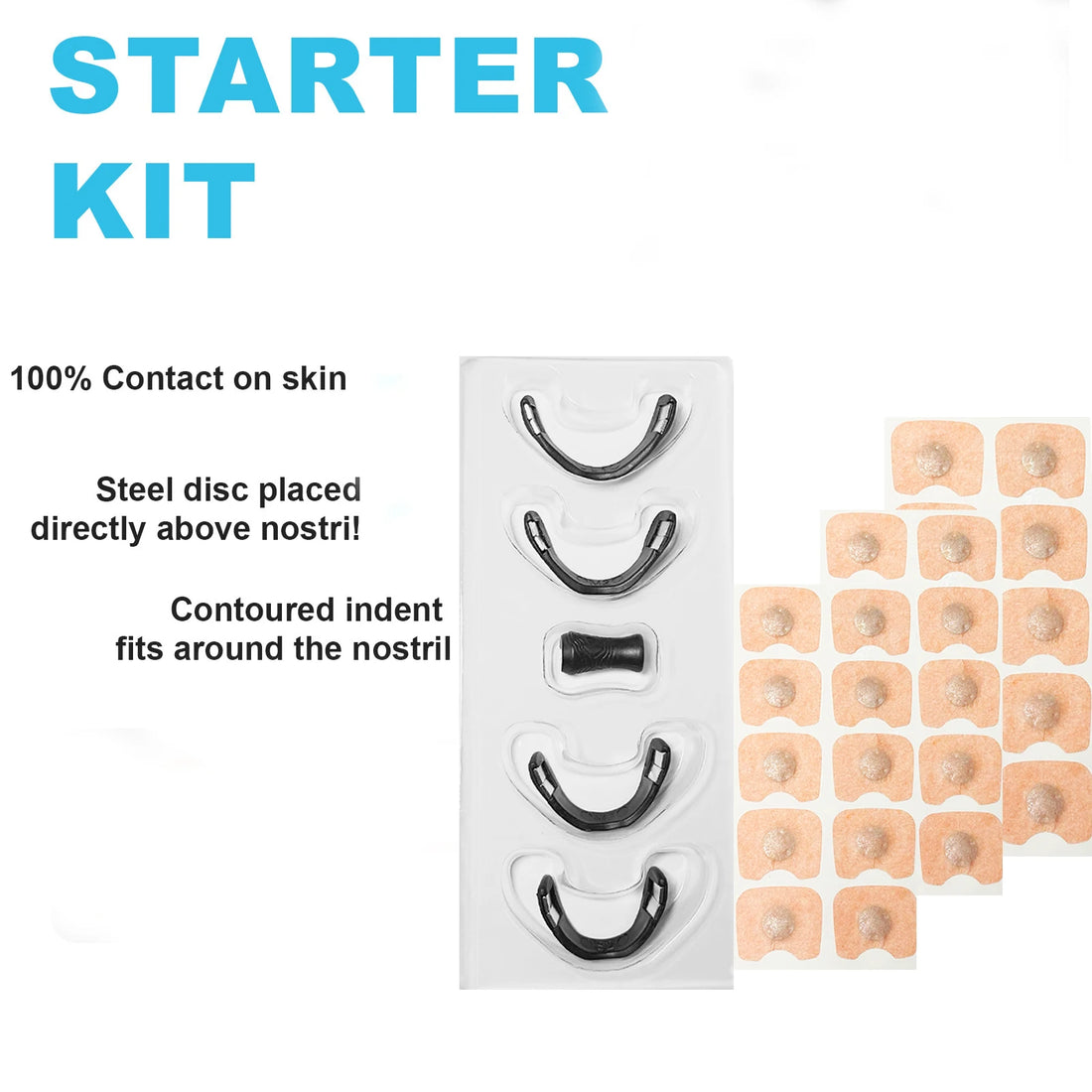 Magnetic Nasal Strips Anti Snoring & Sleep Aid